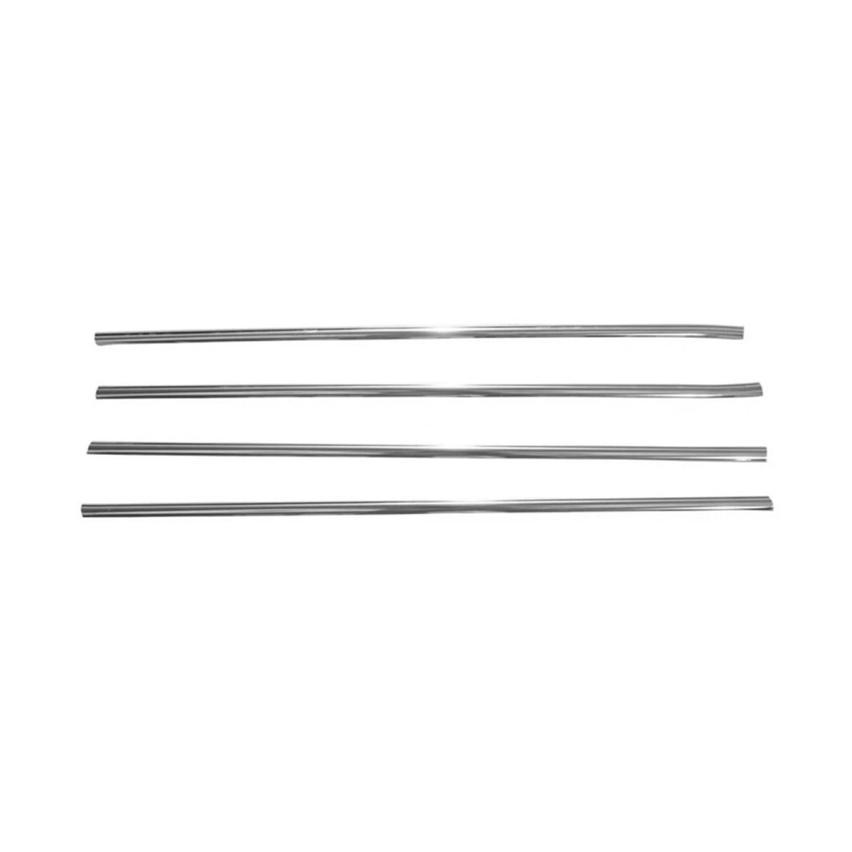 Toyota RAV4 Window Trim - Omac - S.Steel - Gloss Silver - '06-'12